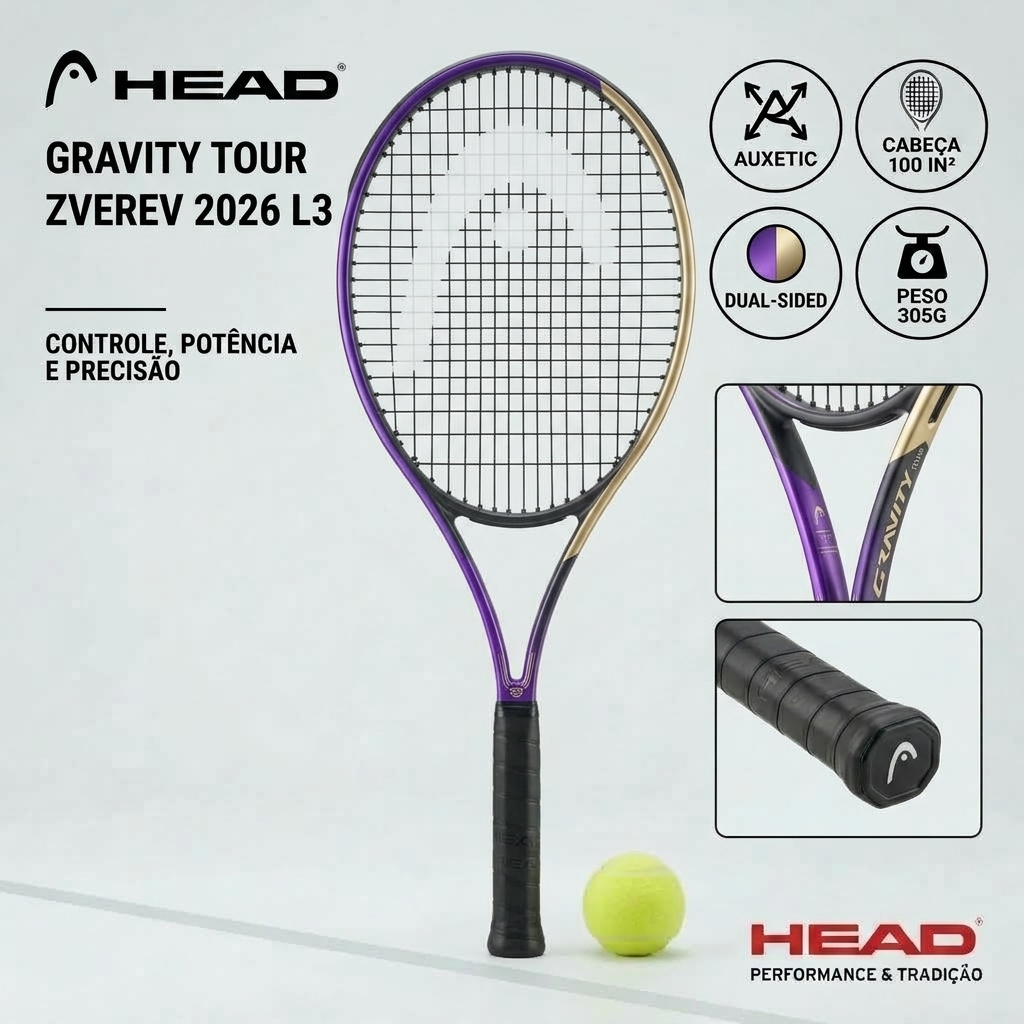 Raquete Head Gravity Tour Zverev 2026
