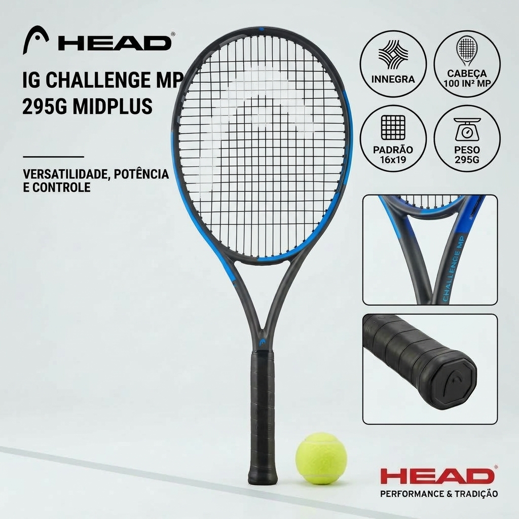 Raquete De Tênis Head Ig Challenge Mp 295g IG Challenge MP 295g