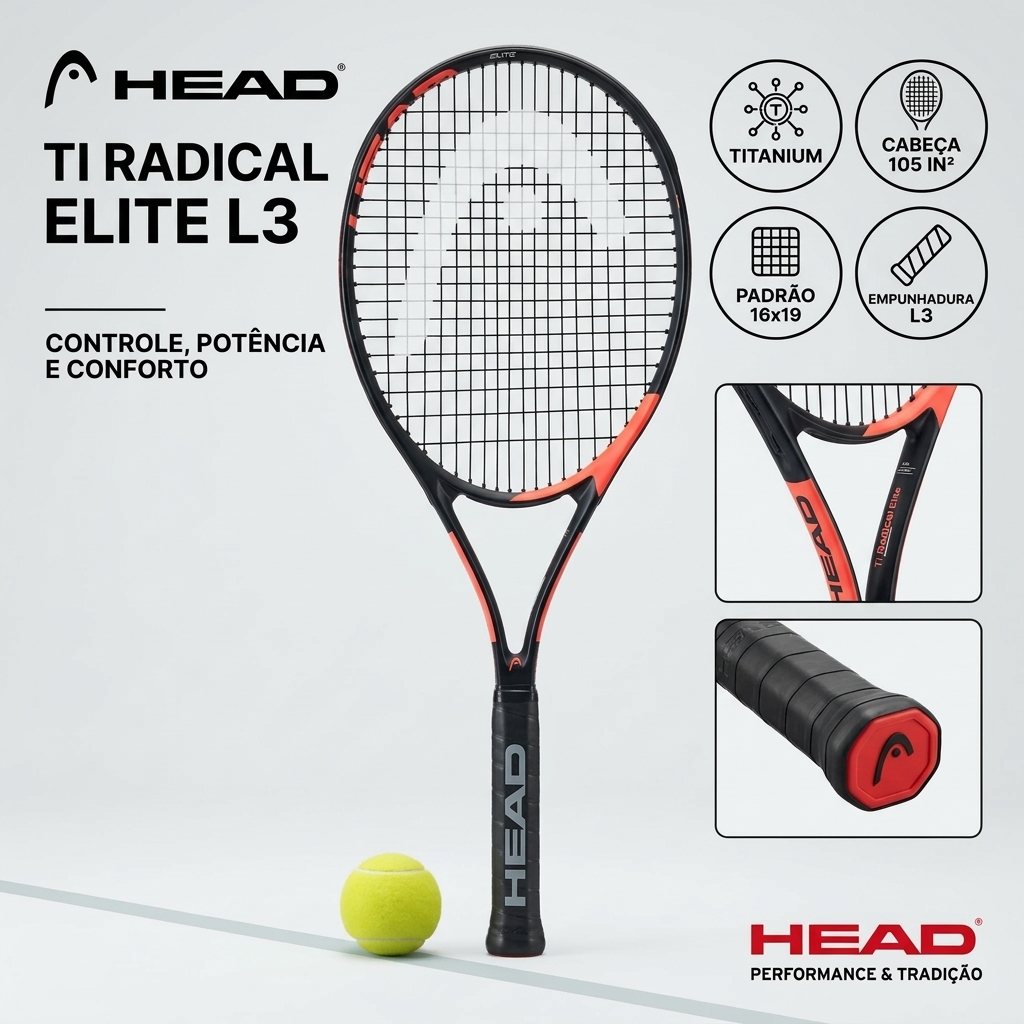 Raquete De Tênis Head Ti Radical Elite L3