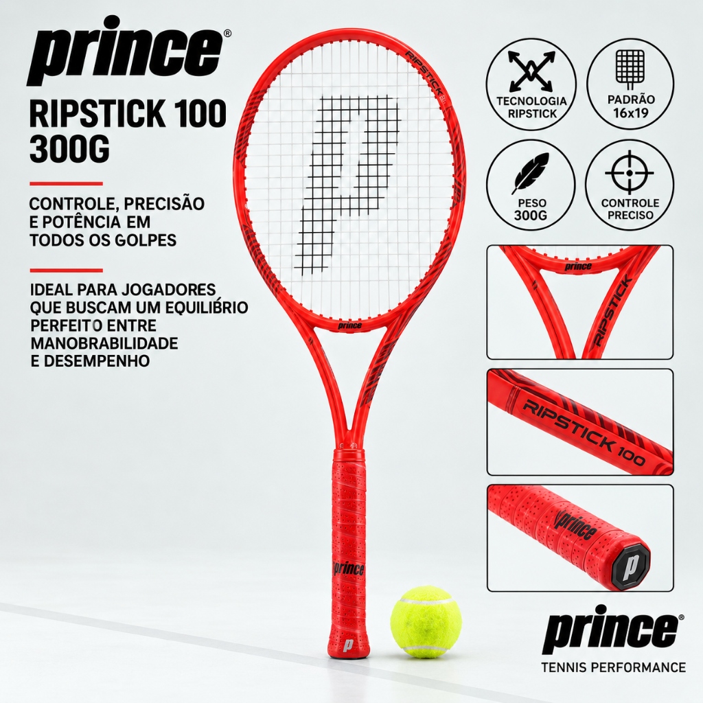 Raquete de Tênis Prince Ripstick 100 300g