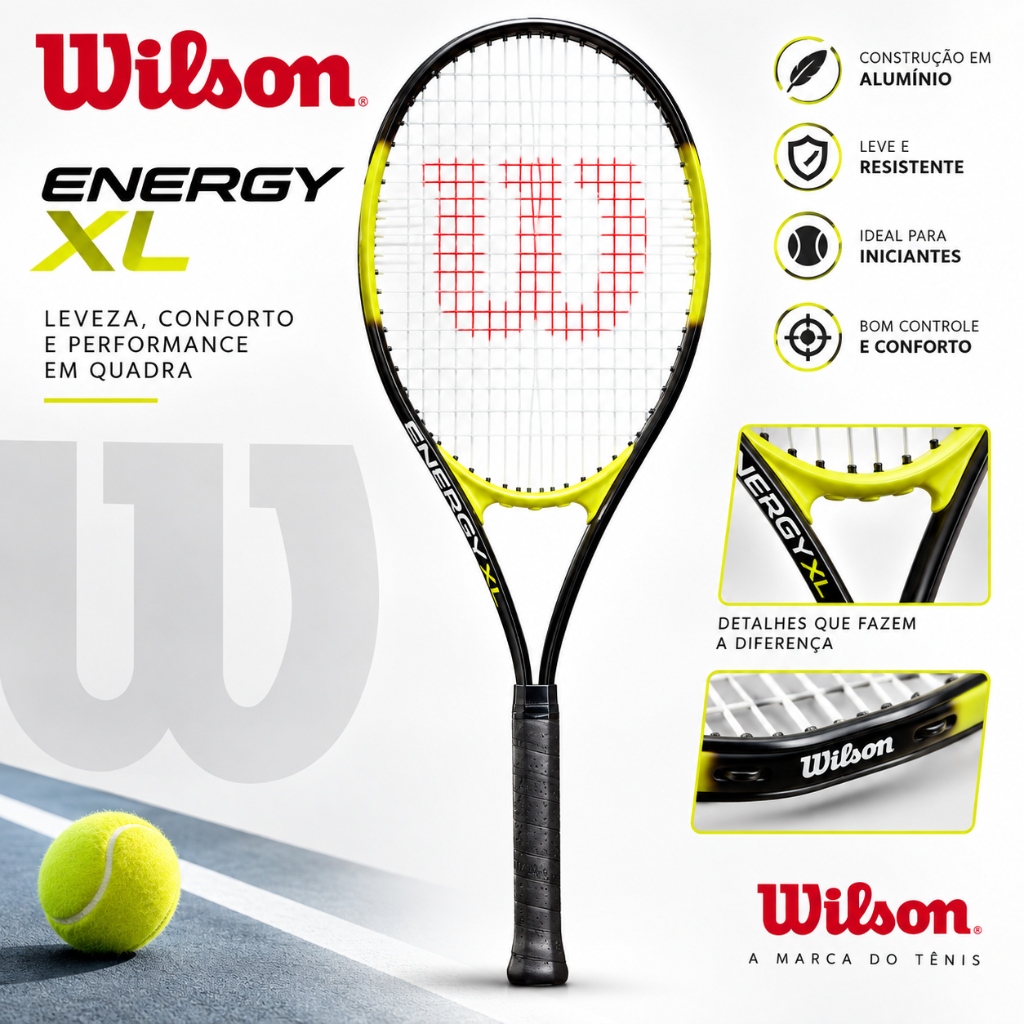 Raquete de Tênis Wilson Energy XL